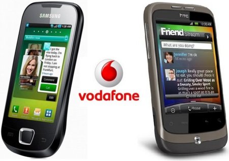 Precios Samsung Galaxy 3 y HTC Wildfire con Vodafone entre otros adelantos