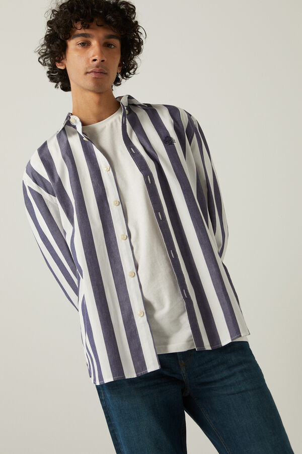 Camisa rayas holgada