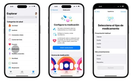 ヘルスケアアプリ内で薬を設定する