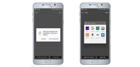 Samsung のインターネット フットプリント