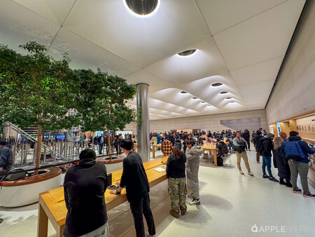Apple Vision Pro Lanzamiento Nueva York Logo Gafas Tienda 010
