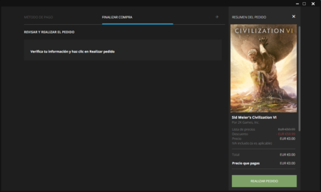 Civilization Vi Realizar Pedido