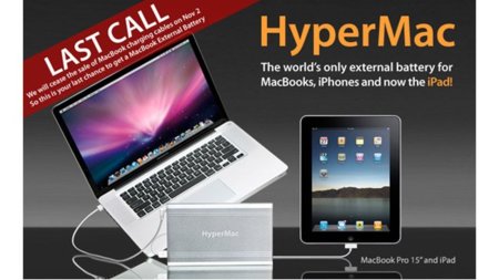 HyperMac dejará de vender sus baterías actuales debido a la presión de Apple