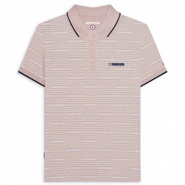 Lambretta Repeat Logo Hombre Polo SS1221-PLATA
