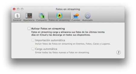 Usa Photostream para visualizar las últimas imágenes de tu iPhoto/Aperture de forma automática en todos tus equipos