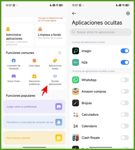 Ocultar Apps Hyperos Xiaomi