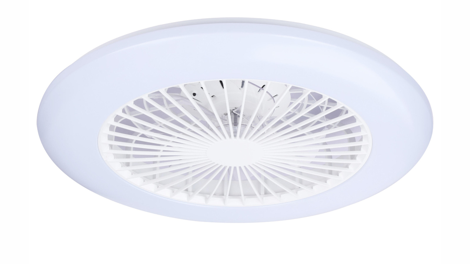 Ventilador de techo con luz sin aspas silencioso DC INSPIRE Kili blanco 58 cm color luz regulable