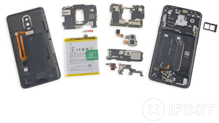El OnePlus 6 es más difícil de reparar que el OnePlus 5 según iFixit: el cristal es el responsable