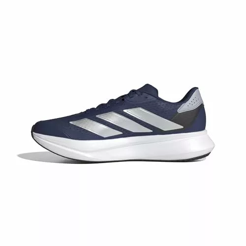 adidas Hombre Duramo SL 2 Running Shoes, Dark Blue/Silver Metallic/Halo Silver, 44 EU
