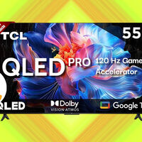 La mejor Smart TV para gaming la tiene TCL, mide 55 pulgadas, es QLED 4K y tiene Google TV, pero su precio es de menos de 7,000 pesos 