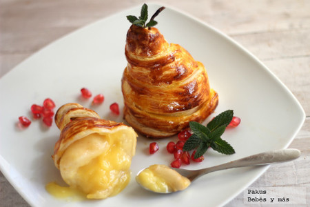 Recetas de Navidad para embarazadas: Peras envueltas en hojaldre con relleno sorpresa