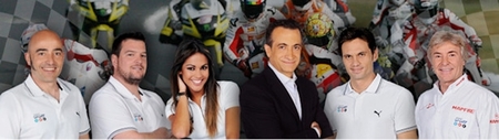 Equipo de Mediaset para la temporada 2012
