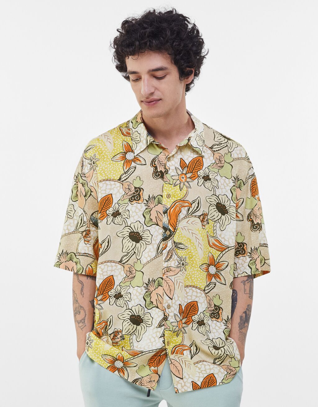 Camisa flores