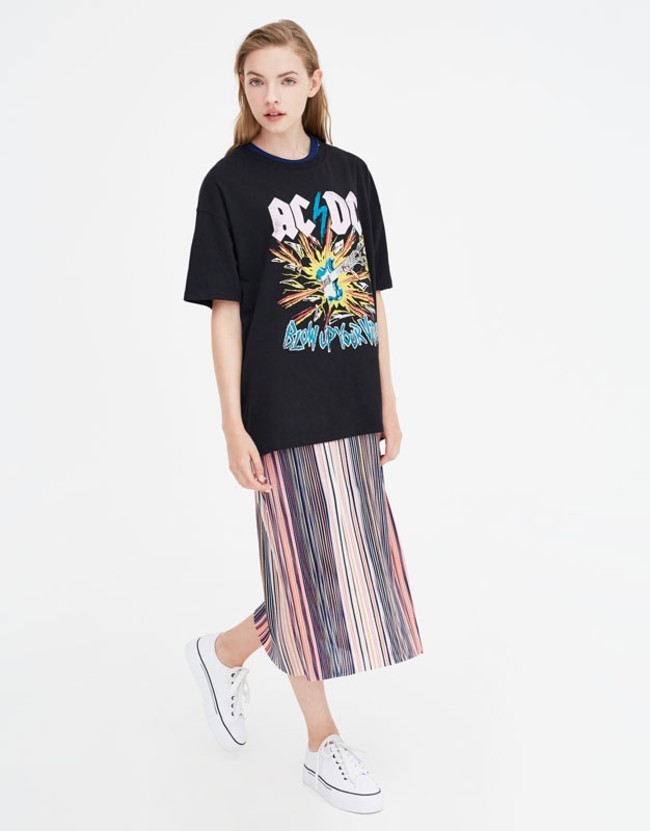 Camiseta Acdc Pull Bear