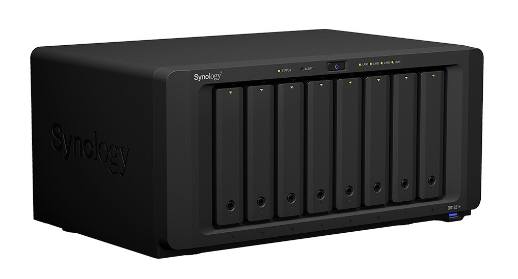 Synology presenta el DS1821+, un NAS de 8 bahías para montar la oficina y tu servidor multimedia en casa