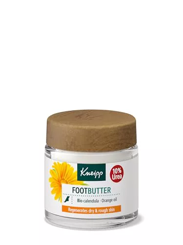 Kneipp Bálsamo para Pies, Contiene Urea, Pantenol, Vitamina E, y Caléndula, Protege, Hidrata y Calma, Aroma a Naranja, Efecto Desodorante, Previene Hongos, Sin Plásticos, 100ml