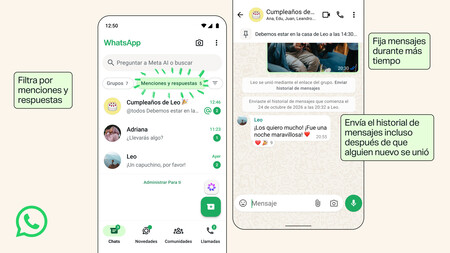 Whatsapp Estrena Nuevas Funciones Chats Grupales