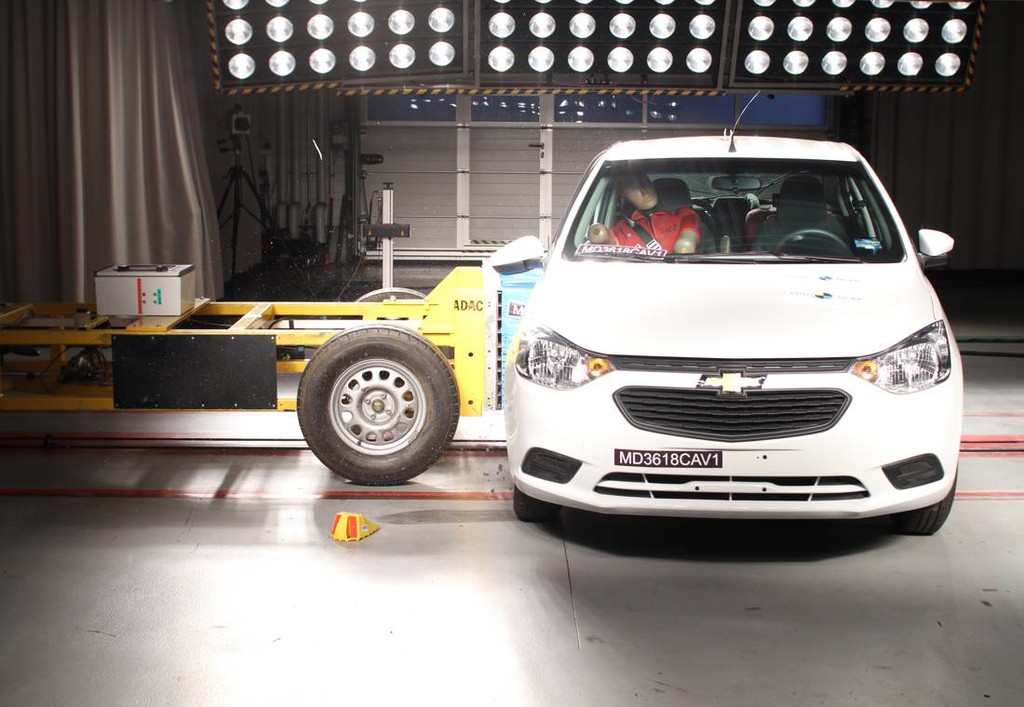 El Chevrolet Aveo sube su calificación a tres estrellas en Latin NCAP