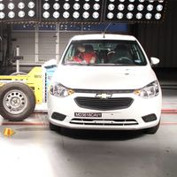 El Chevrolet Aveo sube su calificación a tres estrellas en Latin NCAP