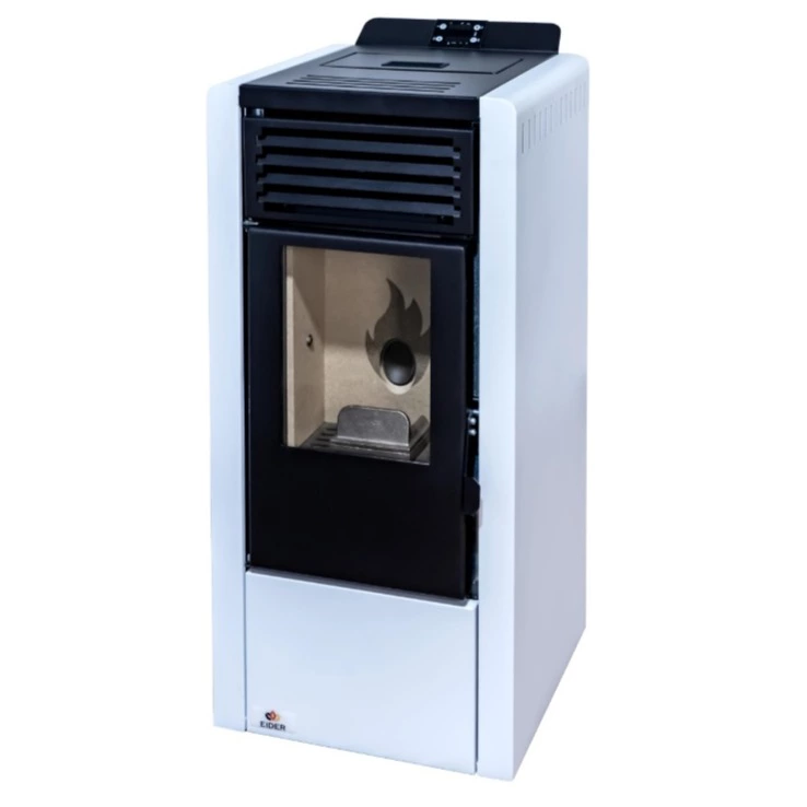 Estufa de pellet AURUM 10 kW blanco WIFI
