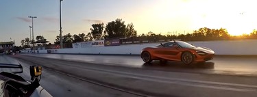 ¡Sin piedad! El McLaren 720S también puede destrozar al Lamborghini Aventador SVJ en el cuarto de milla