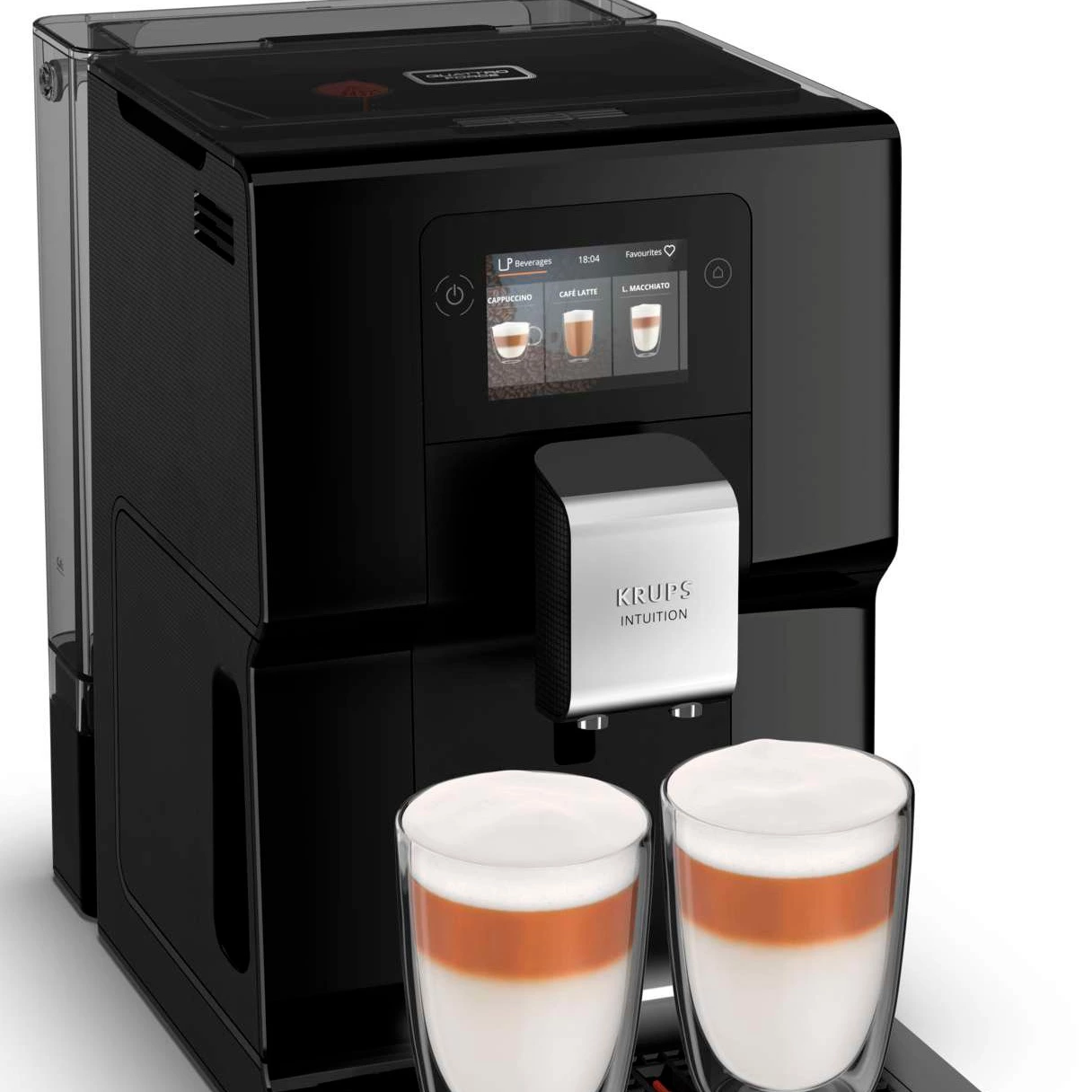 Krups - Cafetera Superautomática Krups Intuition EA87381 con molinillo y colores personalizables.