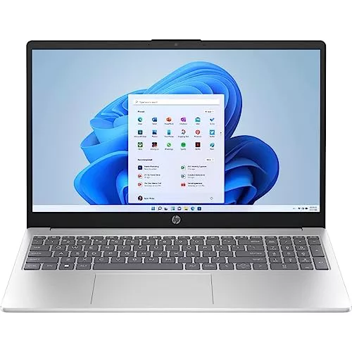 HP 15-fc0077ns - Ordenador portátil de 15.6" Full HD (AMD Ryzen 7 7730U, 16 GB RAM, 1TB SSD, AMD Radeon Graphics, Windows 11 Home) Plata - Teclado QWERTY Español