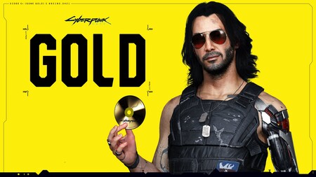 El mismísimo Johnny Silverhand sujeta el disco de oro: Cyberpunk 2077 ya es gold