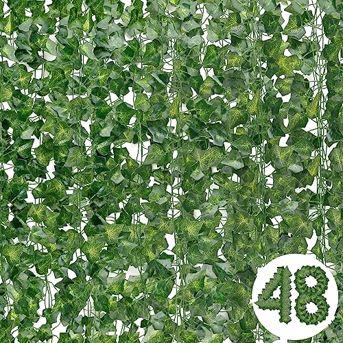 DazSpirit 48 Piezas Plantas Hiedra Artificial