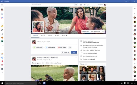 La app oficial de Facebook para Windows 10 dejará de funcionar a finales de este mes