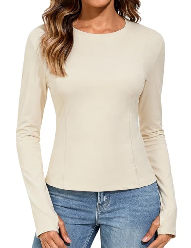 UMIPUBO Camiseta Termica Mujer Manga Larga Interior 