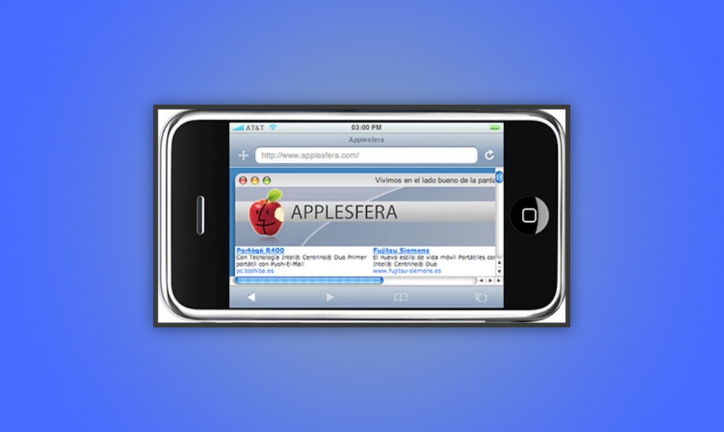 En 2007 estábamos tan ansiosos por tener el primer iPhone que jugábamos a usarlo desde una web En 2007 estábamos tan ansiosos por tener el primer iPhone que jugábamos a usarlo desde una web