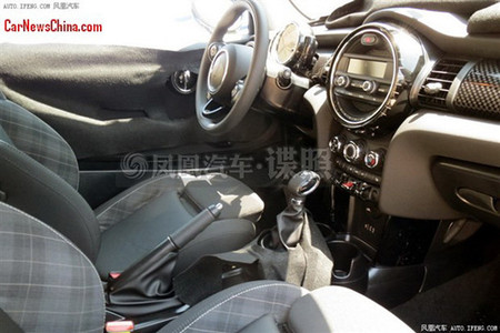 Fotografían el interior del nuevo Mini Cooper