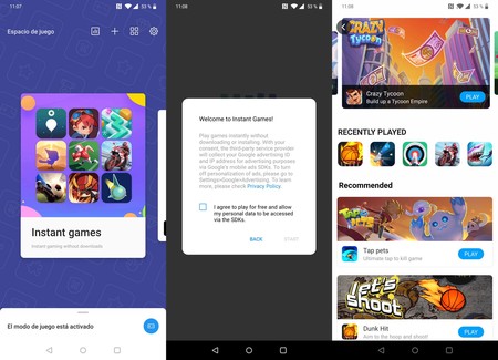 Espacio Juegos Oneplus