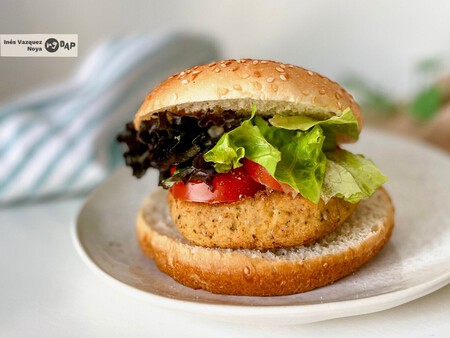 Hamburguesa de garbanzos