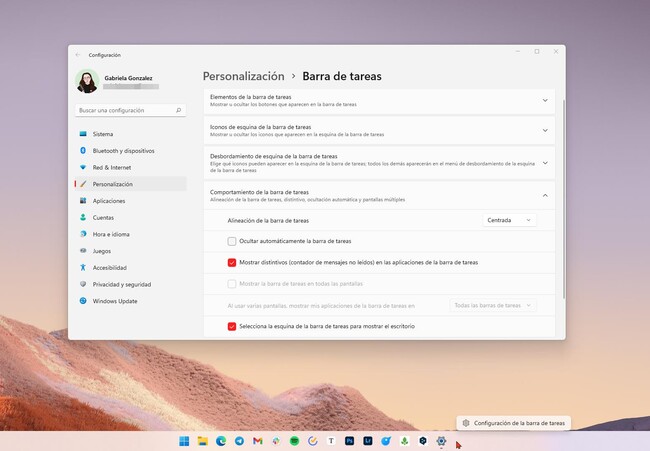 Windows 11 Barra De Tareas