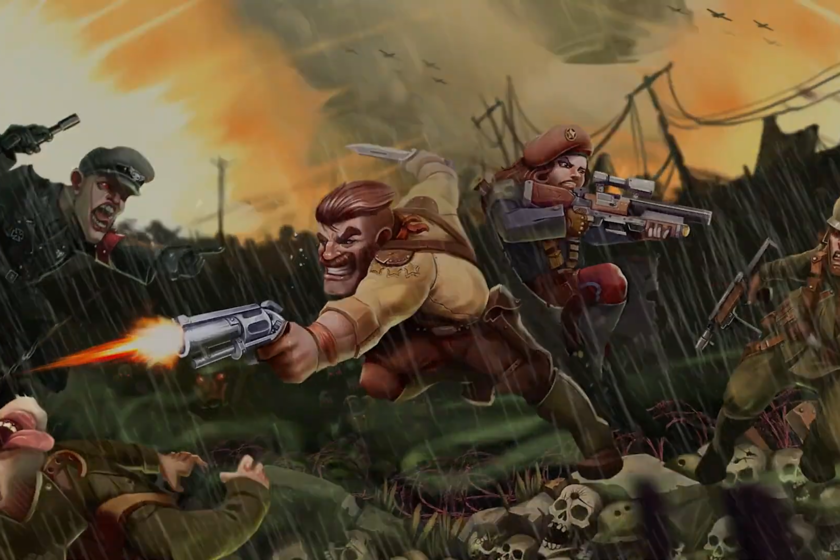 Esto es lo que ocurre cuando Metal Slug y Wolfenstein tienen un hijo extremadamente guapo: tiroteos, explosiones y nazis