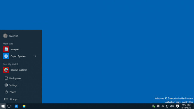 Windows 10 y la vuelta de menu clásico Menu Inicio Win10