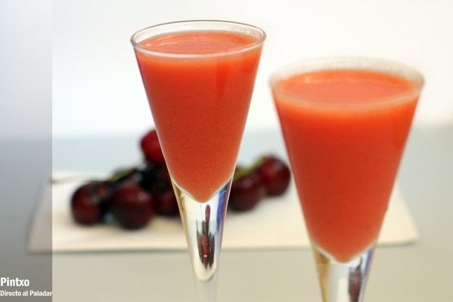 Gazpacho de cerezas
