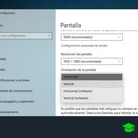 Cómo rotar o girar la pantalla en Windows 10