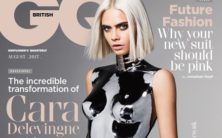Cara Delevingne se convierte en robot (o en copia de Kate Moss) para GQ de Reino Unido
