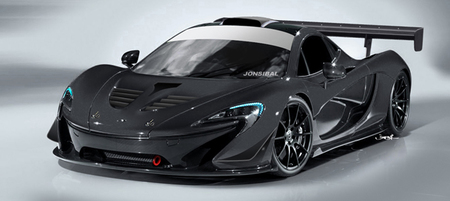 McLaren P1 vestido de competición