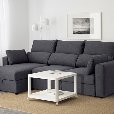 Alerta, oferta: este sofá cama con chaiselongue de Ikea tiene un descuento de 100 euros si eres socio de Ikea Family 