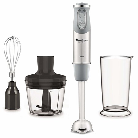 Batidora, picadora, varilla y vaso medidor: todo lo que incluye set Moulinex QuickChef DD655D10 por 39 euros en Amazon