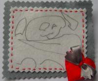 El dibujo de tu hijo en un broche 