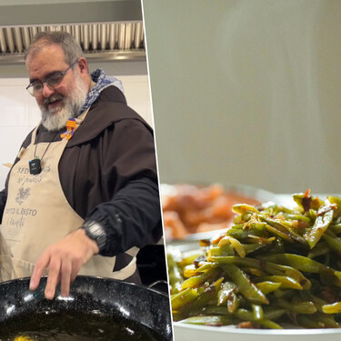 El ingrediente que usa el cocinero Fray Ángel para dar más sabor a las judías verdes con jamón