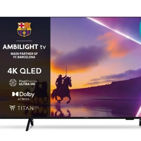 TV Philips QLED 55PUS8400 55" 4K UltraHD Ambilight Smart TV Dolby Atmos Titan OS