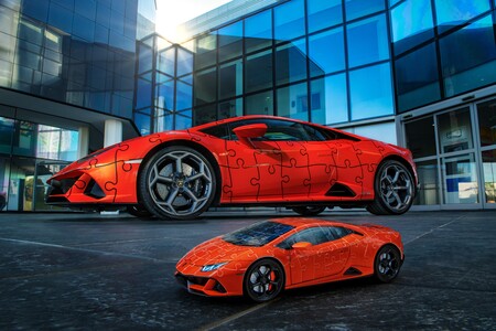 Lamborghini Huracán EVO se convierte en un rompecabezas en 3D