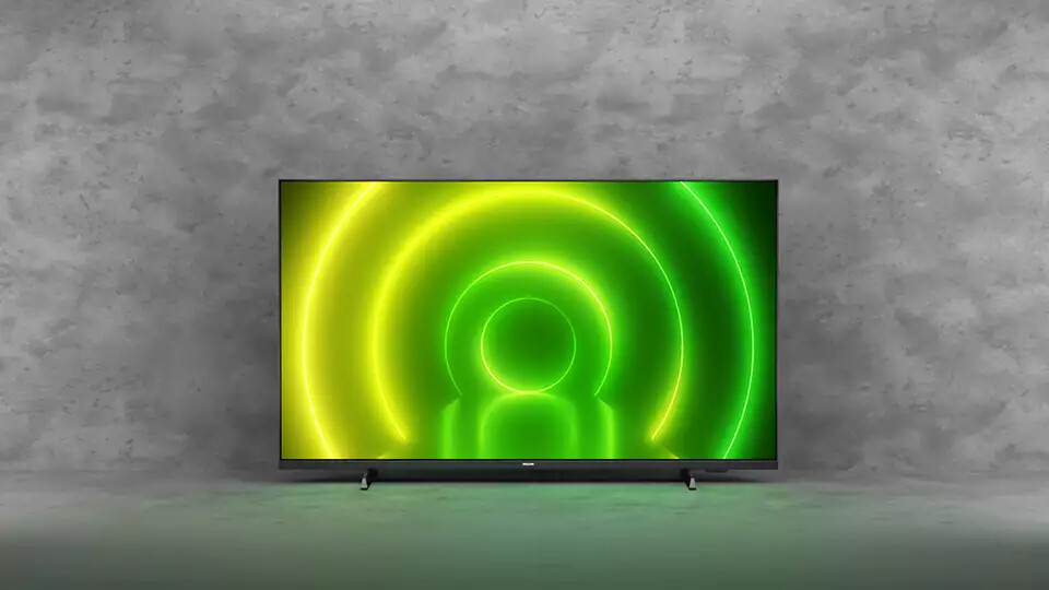 Descuentazo en el televisor 43PUS7406/12 de Philips: 43 pulgadas, 4K y sonido Dolby Atmos por solo 329 euros esta semana
