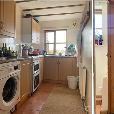 Cómo transformar una cocina fea y viejuna por menos de 500 euros y darle un aire cottage 